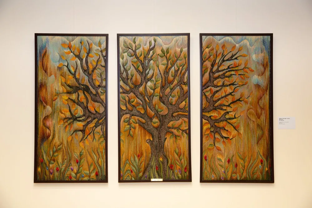 Xalça Muzeyində Tamilla Abdullayevanın sərgisi keçirildi - Fotolar