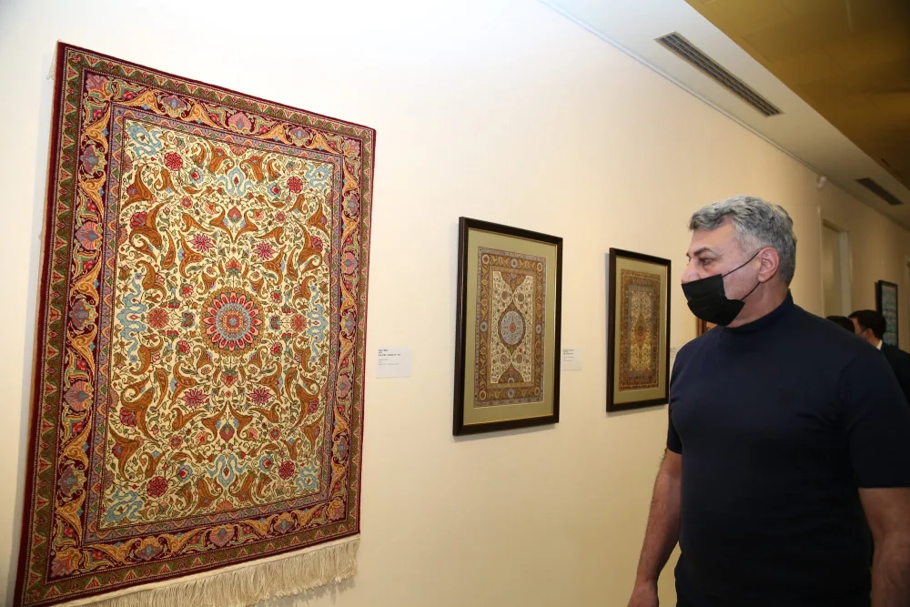 Xalça Muzeyində Tamilla Abdullayevanın sərgisi keçirildi - Fotolar