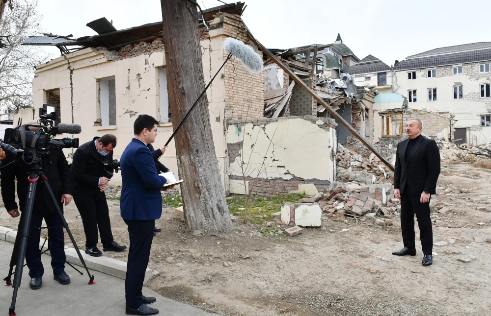 Prezident İlham Əliyev AZƏRTAC-a müsahibə verdi - FOTO