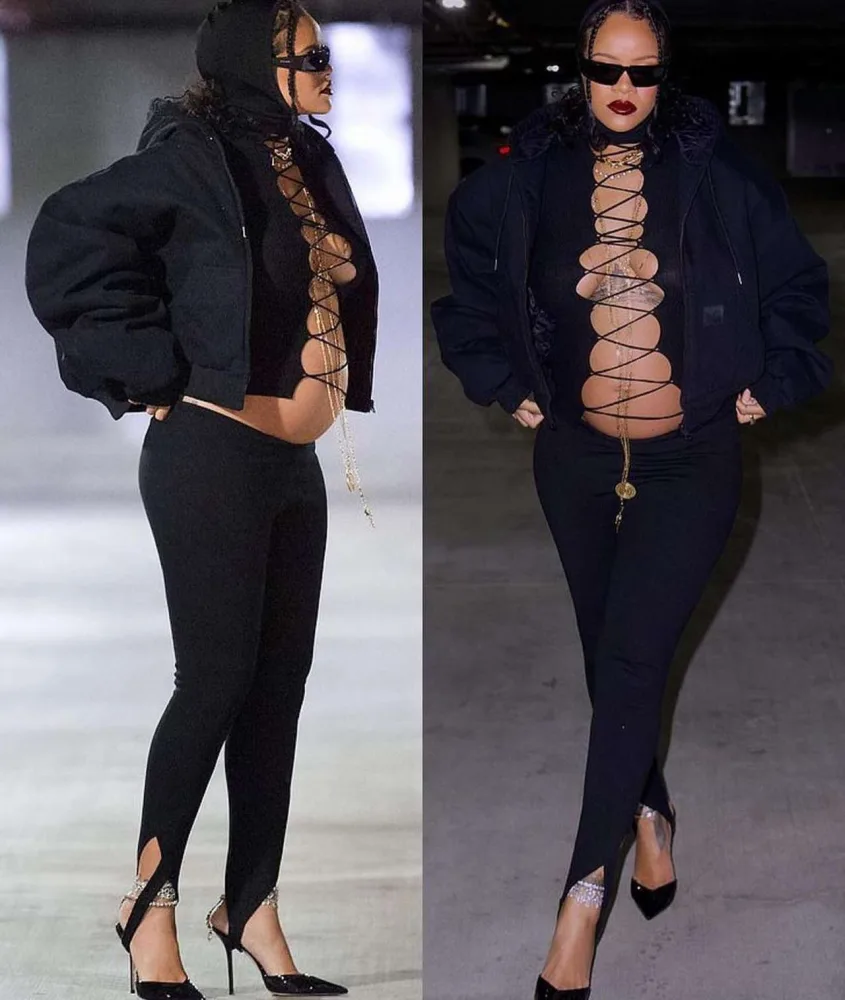 Rihanna tərzi ilə diqqət çəkdi - FOTO