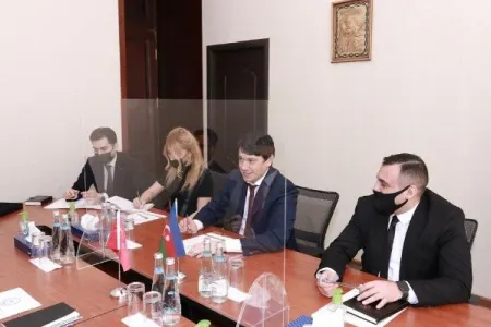 Fuad Muradov Abdullah Erenlə görüşdü - Foto