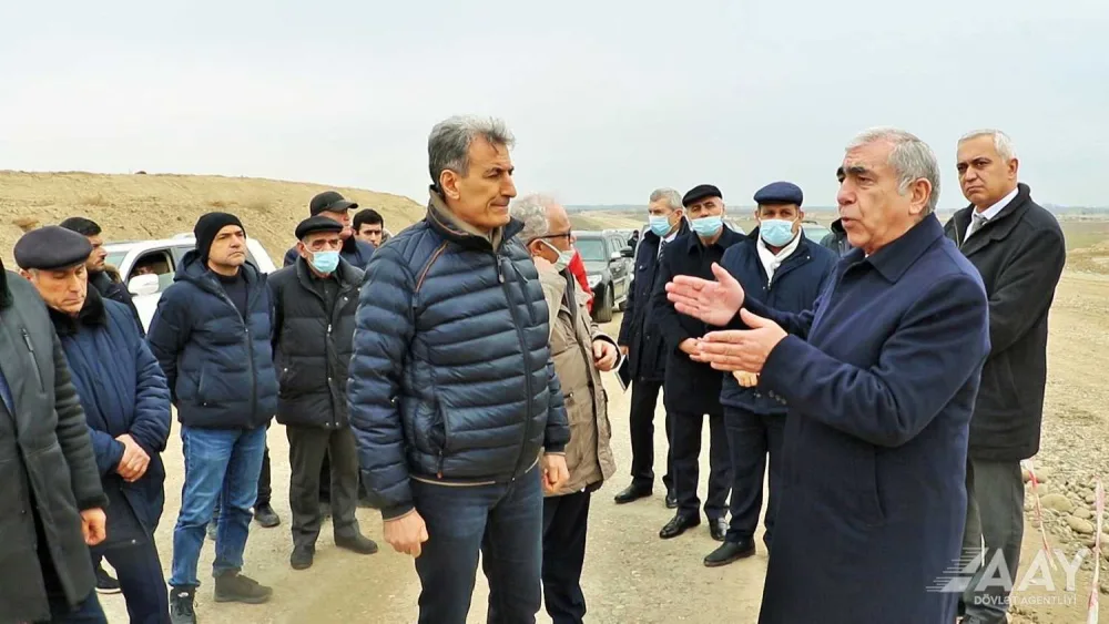 Bakı-Quba-Rusiya sərhədi avtomobil yolunun tikintisi davam etdirilir - VİDEO/FOTO