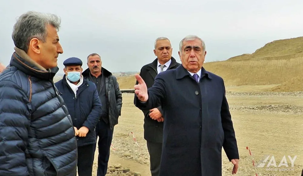 Bakı-Quba-Rusiya sərhədi avtomobil yolunun tikintisi davam etdirilir - VİDEO/FOTO