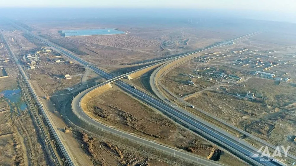 Bakı-Quba-Rusiya sərhədi avtomobil yolunun tikintisi davam etdirilir - VİDEO/FOTO
