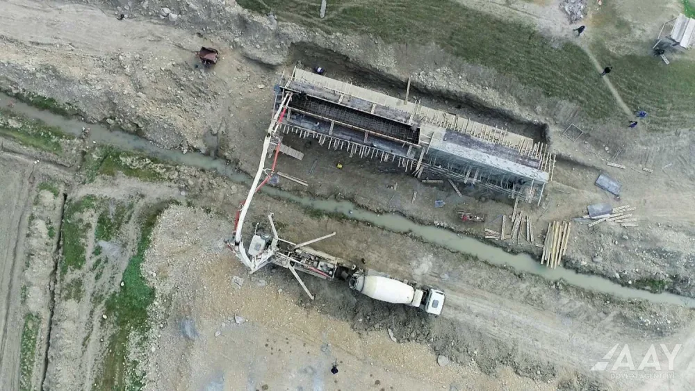 Bakı-Quba-Rusiya sərhədi avtomobil yolunun tikintisi davam etdirilir - VİDEO/FOTO
