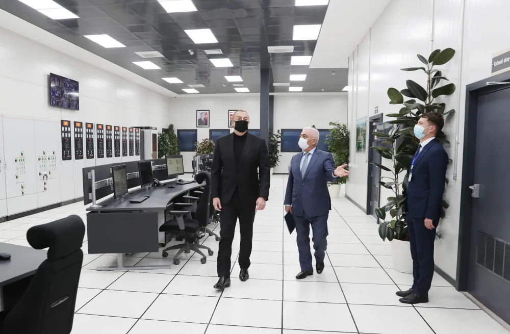 Prezident “Qobu” Enerji Qovşağının açılışında - FOTO