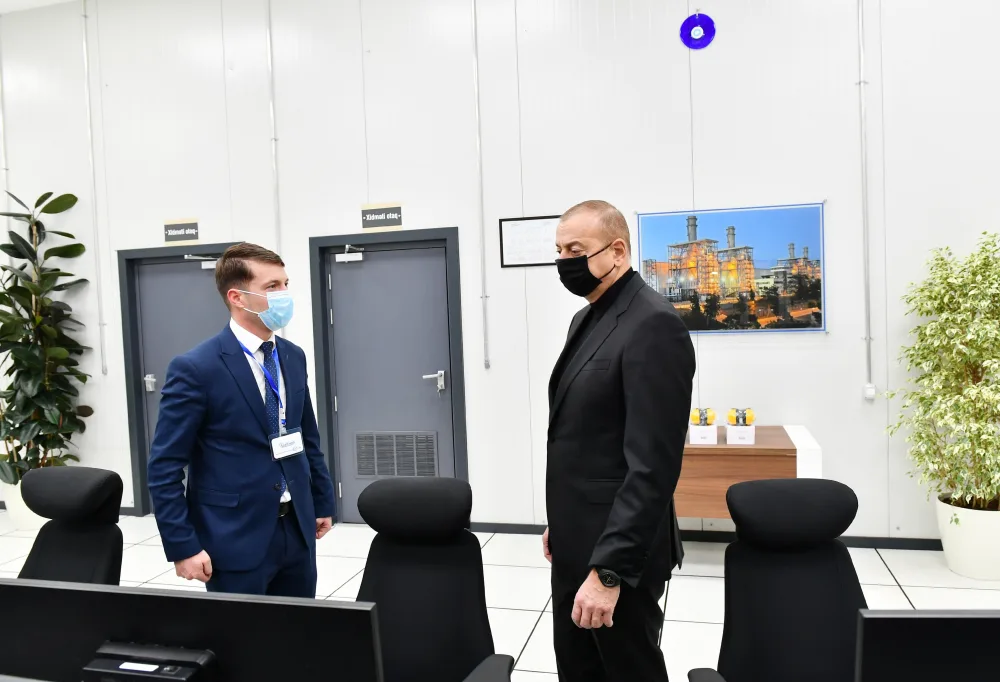 Prezident “Qobu” Enerji Qovşağının açılışında - FOTO