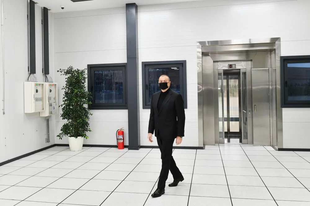 Prezident “Qobu” Enerji Qovşağının açılışında - FOTO