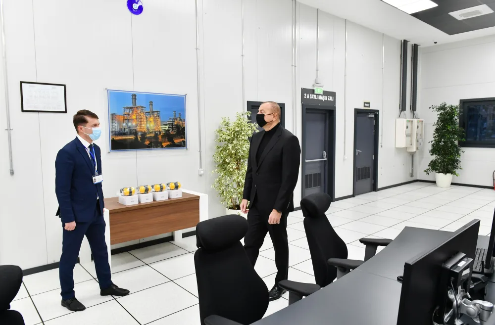 Prezident “Qobu” Enerji Qovşağının açılışında - FOTO