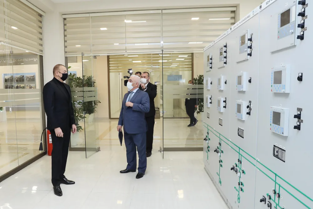 Prezident “Qobu” Enerji Qovşağının açılışında - FOTO