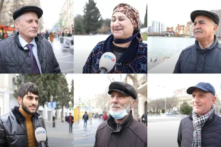 “Xanım kimi yaşasın, xanım kimi də qalsın” – - Bakıda Sevgililər günü - VİDEO
