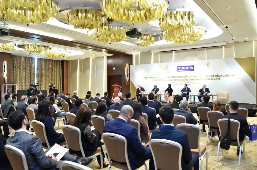 Kiçik və Orta Biznesin inkişaf etdirilməsinə həsr olunmuş konfrans keçirildi - FOTO