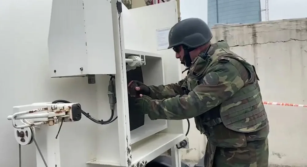 Bakıda əl qumbarası tapıldı
