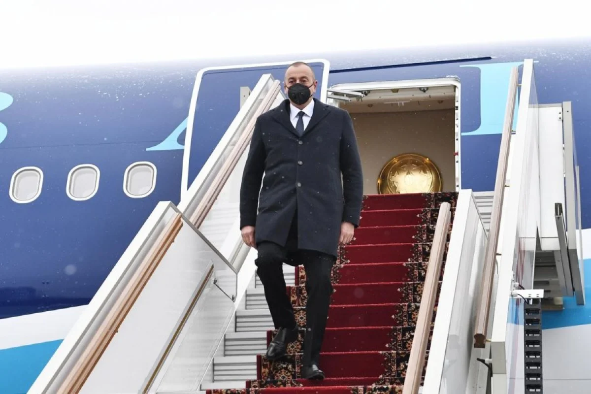 İlham Əliyev Rusiyaya səfərə getdi
