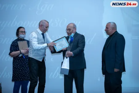 Fərrux Qayıbovun 130 illiyi ilə bağlı məhdud sayda saat istehsal olundu - FOTO/VİDEO