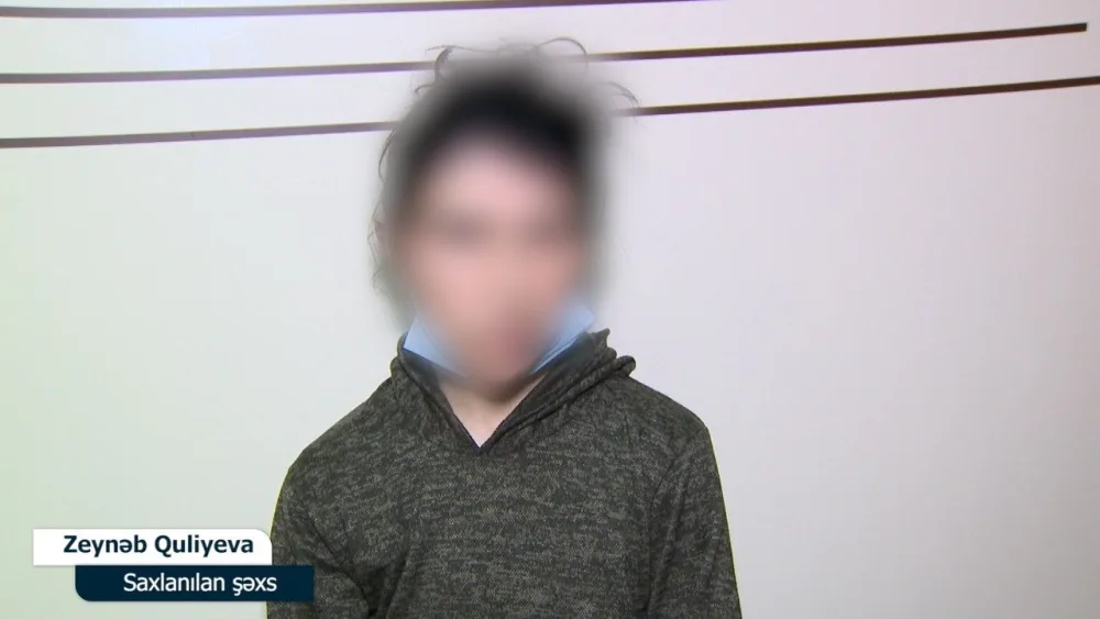 Evlərdən oğurluq edən qadın saxlanıldı - Video