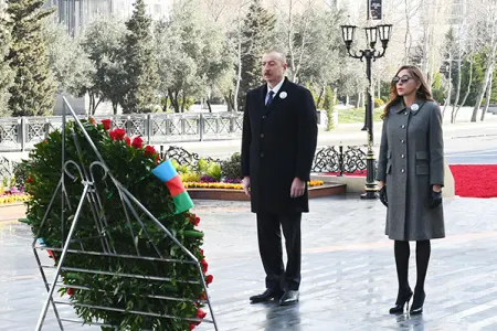 Prezident və xanımı "Xocalı yürüşü"nə qatıldı - YENİLƏNDİ