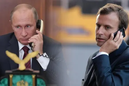 Putin və Makron arasında telefon danışığı oldu