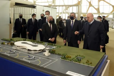 Baş nazir və Prezident Administrasiyasının rəhbəri Füzuli aeroportuna baxış keçirdi