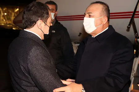 Çavuşoğlu Azərbaycana gəldi