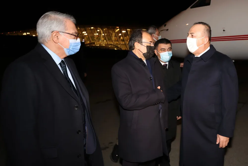 Çavuşoğlu Azərbaycana gəldi