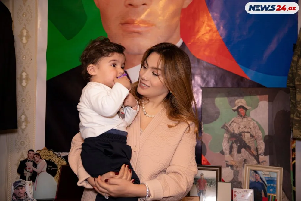 Ruhi Əliyeva: “İçindən şəhid baxışları boylanan balaları ziyarət etmək borcumuzdur” - FOTO/VİDEO