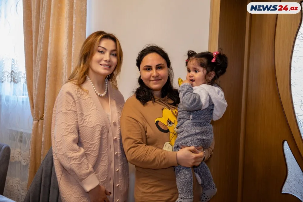Ruhi Əliyeva: “İçindən şəhid baxışları boylanan balaları ziyarət etmək borcumuzdur” - FOTO/VİDEO