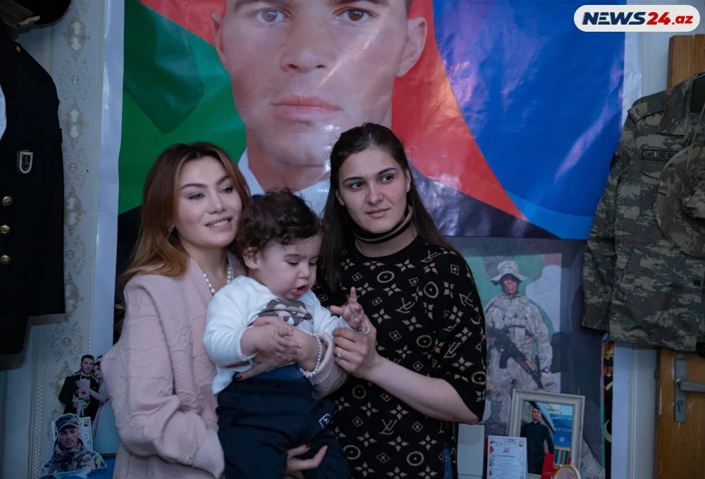 Ruhi Əliyeva: “İçindən şəhid baxışları boylanan balaları ziyarət etmək borcumuzdur” - FOTO/VİDEO