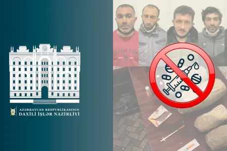 Evdə tiryəkxana təşkil edən 5 nəfər tutuldu - VİDEO