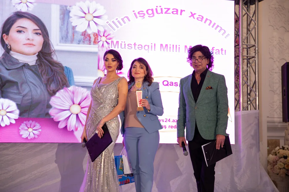 "İlin işgüzar xanımı" mükafatı təqdim olundu - FOTOLAR - VİDEO