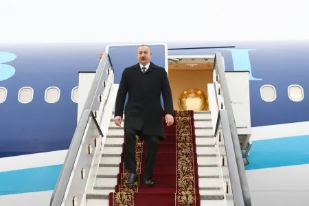 Prezident İlham Əliyev Türkiyəyə işgüzar səfərə yola düşdü