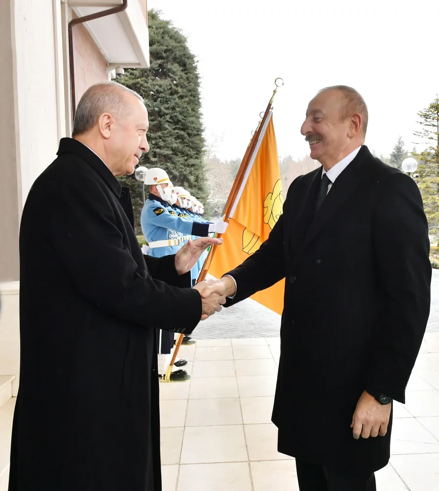 Ankarada Azərbaycan və Türkiyə prezidentləri arasında görüş başladı - YENİLƏNİB