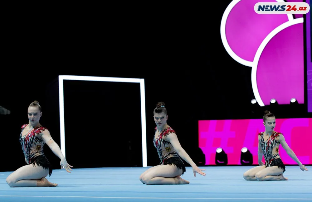 Bakıda Akrobatika gimnastikası üzrə 28-ci Dünya çempionatının ilk günü baş tutdu - FOTOLAR