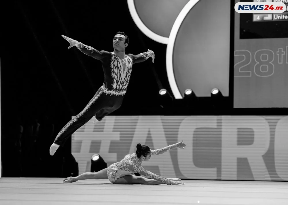 Bakıda Akrobatika gimnastikası üzrə 28-ci Dünya çempionatının ilk günü baş tutdu - FOTOLAR