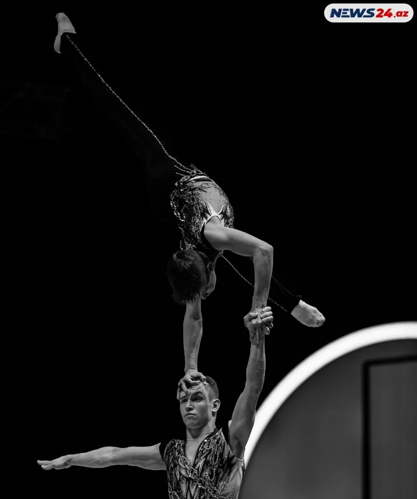 Bakıda Akrobatika gimnastikası üzrə 28-ci Dünya çempionatının ilk günü baş tutdu - FOTOLAR