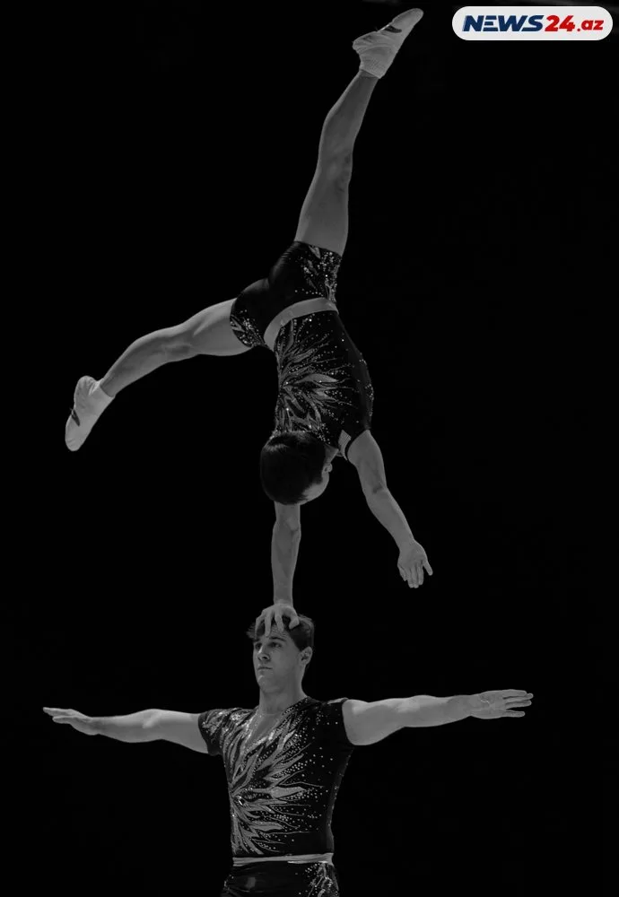 Bakıda Akrobatika gimnastikası üzrə 28-ci Dünya çempionatının ilk günü baş tutdu - FOTOLAR