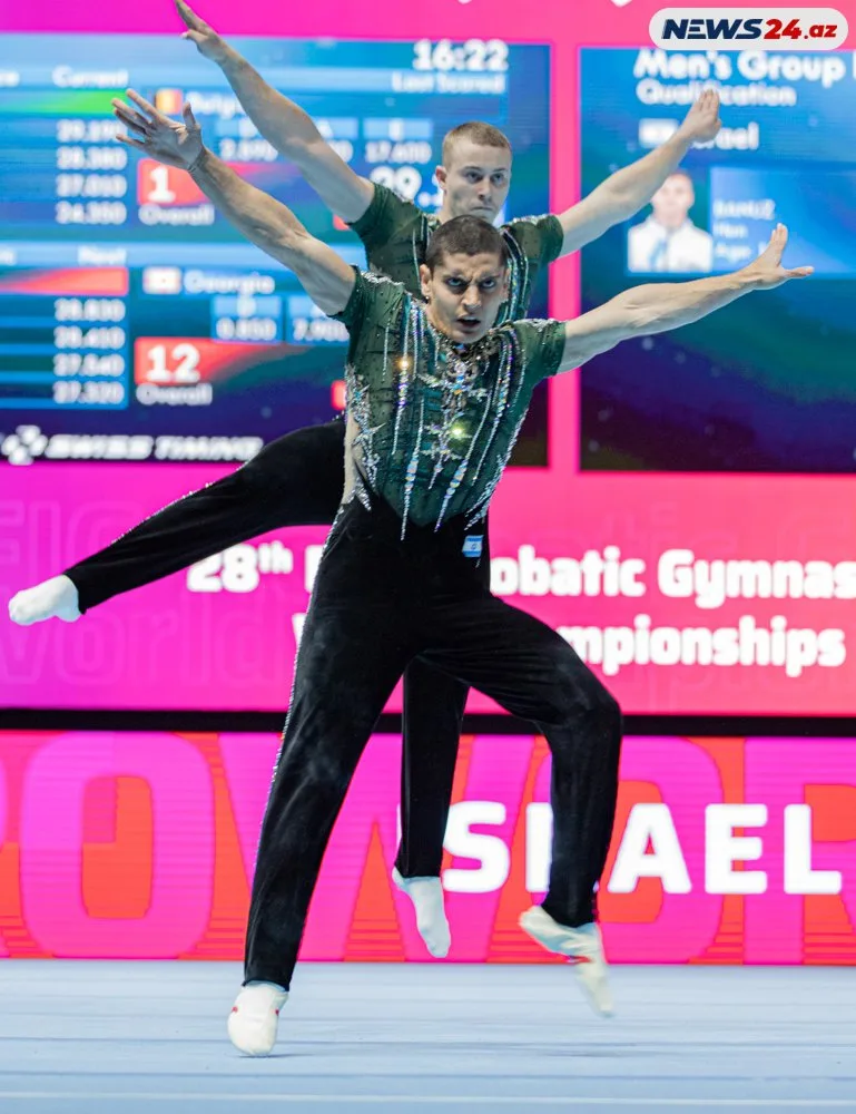 Bakıda Akrobatika gimnastikası üzrə 28-ci Dünya çempionatının ilk günü baş tutdu - FOTOLAR