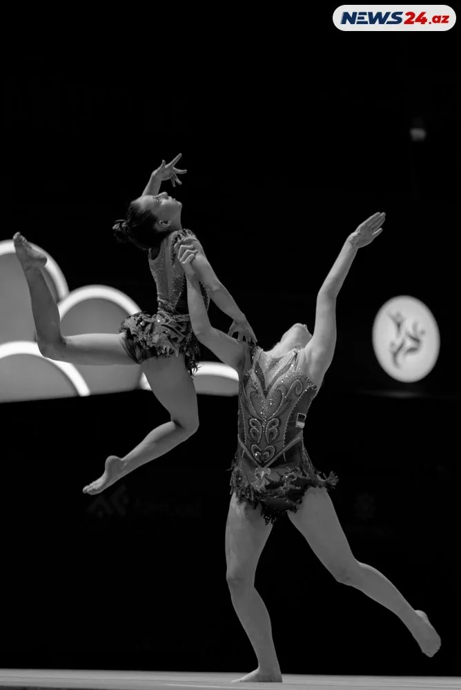 Bakıda Akrobatika gimnastikası üzrə 28-ci Dünya çempionatının ilk günü baş tutdu - FOTOLAR