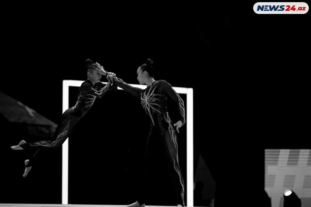 Bakıda Akrobatika gimnastikası üzrə 28-ci Dünya çempionatının ilk günü baş tutdu - FOTOLAR