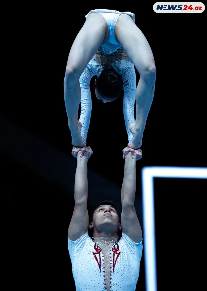 Bakıda Akrobatika gimnastikası üzrə 28-ci Dünya çempionatının ilk günü baş tutdu - FOTOLAR
