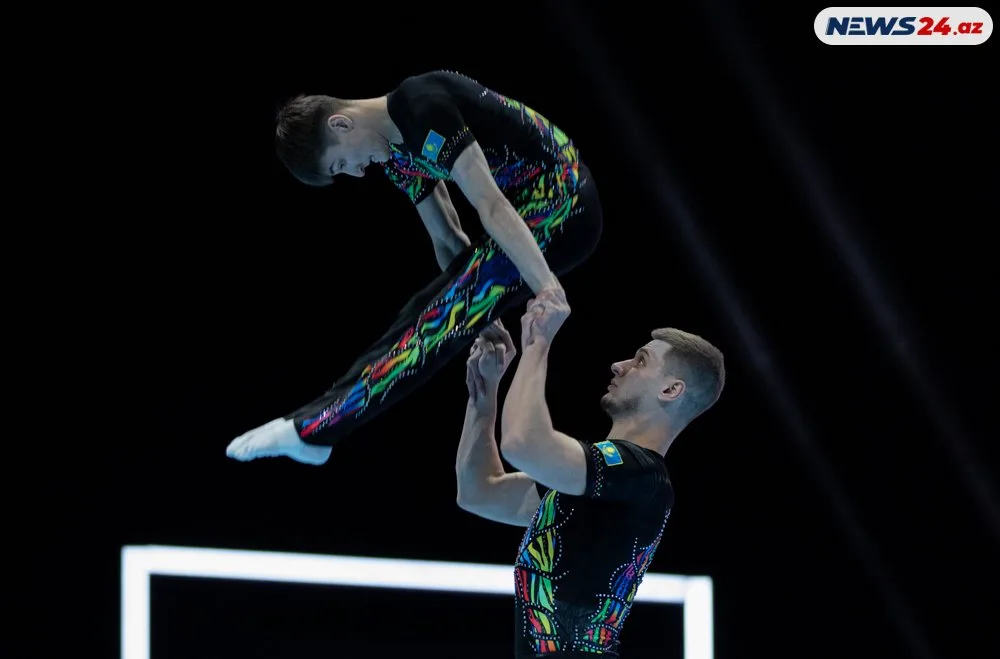 Bakıda Akrobatika gimnastikası üzrə 28-ci Dünya çempionatının ilk günü baş tutdu - FOTOLAR