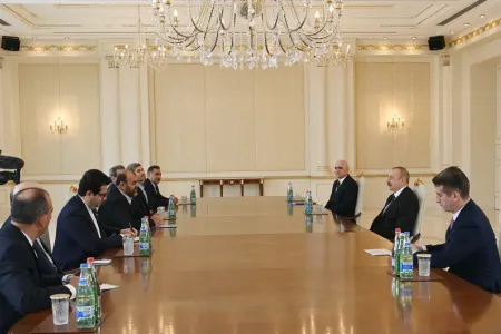 Prezident İlham Əliyev İranın nazirini qəbul etdi