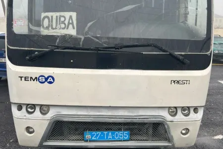 Qubada narkotik çəkən avtobus sürücüsü saxlanıldı