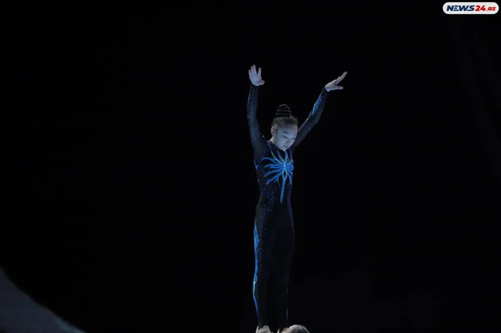 Bakıda akrobatika gimnastikası üzrə 28-ci dünya çempionatının final günü oldu - FOTOLAR