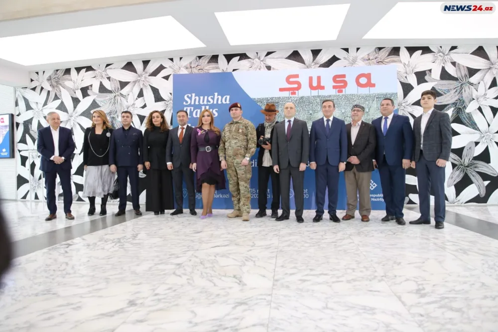 Mədəniyyət naziri Şuşadan danışdı - FOTO