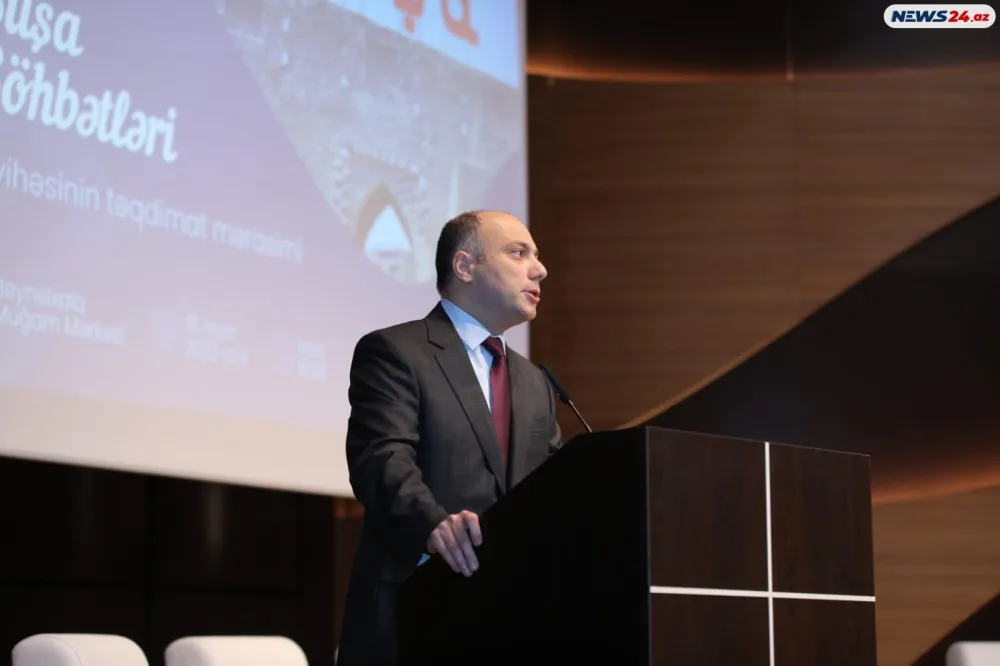 Mədəniyyət naziri Şuşadan danışdı - FOTO