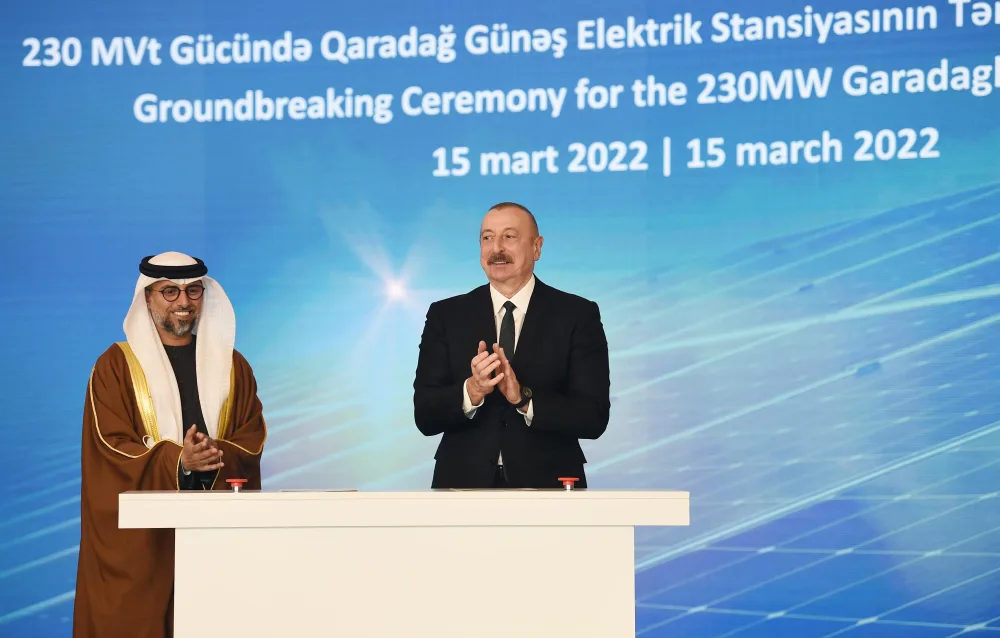 İlham Əliyev təməlqoyma mərasimində iştirak etdi - -FOTOLAR