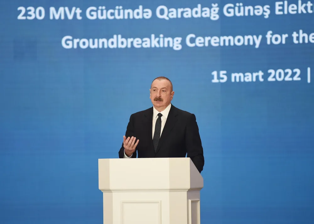 İlham Əliyev təməlqoyma mərasimində iştirak etdi - -FOTOLAR