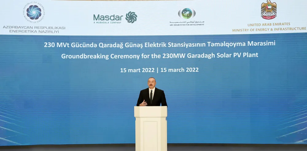 İlham Əliyev təməlqoyma mərasimində iştirak etdi - -FOTOLAR