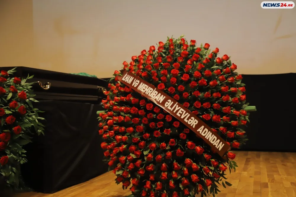 Xalq yazıçısı Rüstəm İbrahimbəyovla vida mərasimi başa çatdı- - FOTO -YENİLƏNDİ-6- VİDEO